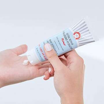 First Aid Beauty Ultra Repair Hyaluronic Hydrating Primer: Vegan Primer to Brighten and Hydrate Skin (1.7 oz)
