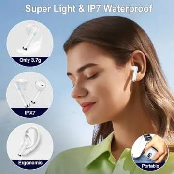 Wireless Earbuds with 30H Playtime and ENC Noise Cancelling