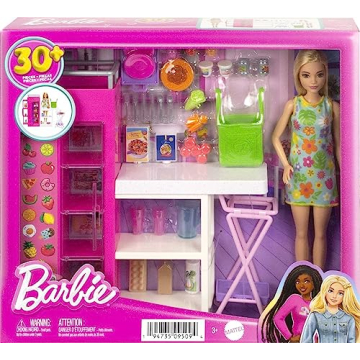 Barbie Ultimate Pantry Playset with Doll & 25+ Accessories