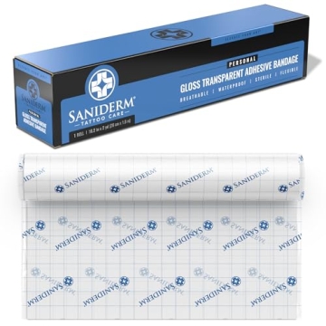 Saniderm Original Tattoo Aftercare Bandage – Faster Healing, Waterproof Protection