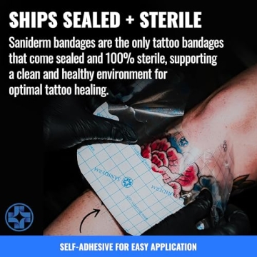 Saniderm Tattoo Aftercare Bandage for Quick Healing