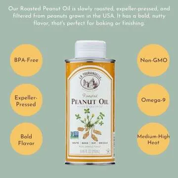 La Tourangelle Roasted Peanut Oil - Rich Flavor for Cooking