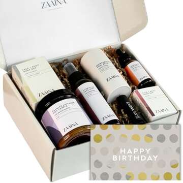 Luxurious Spa Gift Set for Women - Birthday Gift Set with Self Care Essentials