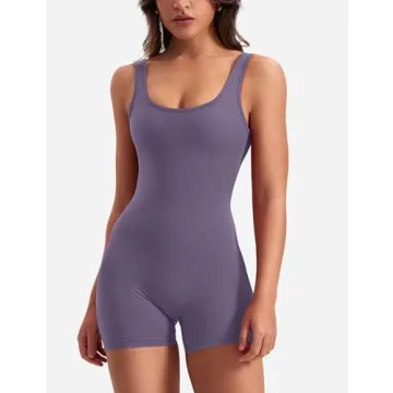 YEOREO One-Piece Workout Jumpsuit for Women