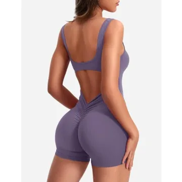YEOREO One-Piece Workout Jumpsuit for Women