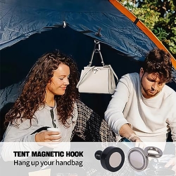 ECOSHIRE Magnetic Hooks for Camping and Home Organization