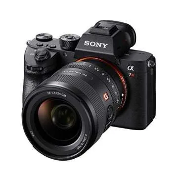 Sony E-Mount FE 24mm F1.4 GM Full Frame Wide-Angle Prime Lens (SEL24F14GM), Black (Renewed)