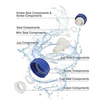 REDCAMP Portable Water Container with Spigot for Camping and Emergency Prep