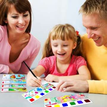 YXOTJHS Kids Water Color Paint Sets, Pocket Painting Fun