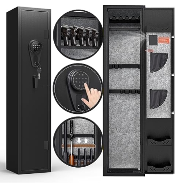 KAER 3-5 Gun Safes for Home – Quick Access Rifles and Pistols
