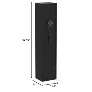 KAER Gun Safes for Home - Quick Access, Adjustable Storage