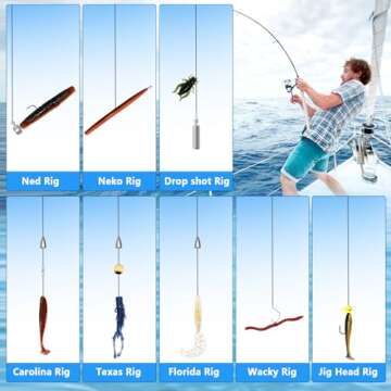 FONMANG 322-Piece Fishing Lures Kit for Bass Fishing