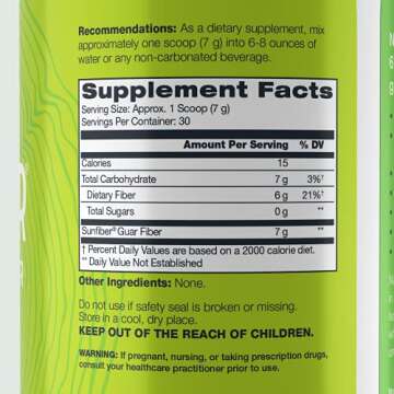 Gentle All-Natural Fiber Supplement for Healthy Digestion