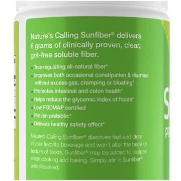 Gentle All-Natural Fiber Supplement for Healthy Digestion