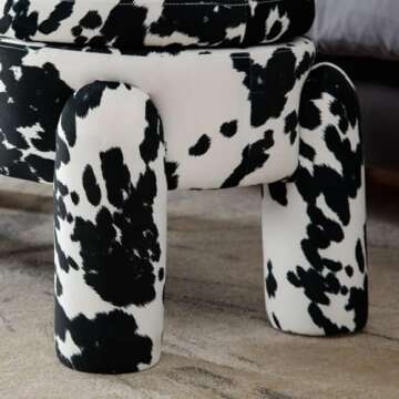 DUOMAY Modern Velvet Storage Ottoman Bench for Home