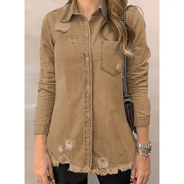 Classic Dokotoo Women's Casual Jean Jacket for Fashion Lovers