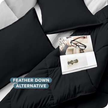 Bare Home Comforter Set - Queen Size Ultra-Soft Comfort