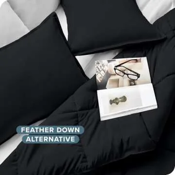 Bare Home Comforter Set - Queen Size Ultra-Soft Comfort
