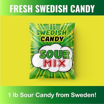 Swedish Candy Mix Variety Pack - 10 Bags Sour Candies