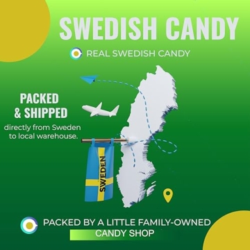Swedish Candy Mix Variety Pack - 10 Bags Sour Candies