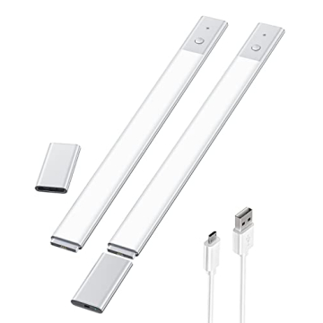 EZVALO Motion Sensor Under Cabinet Light - Rechargeable & Touch-Controlled