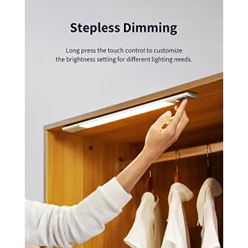 EZVALO Motion Sensor Under Cabinet Light - Rechargeable & Touch-Controlled