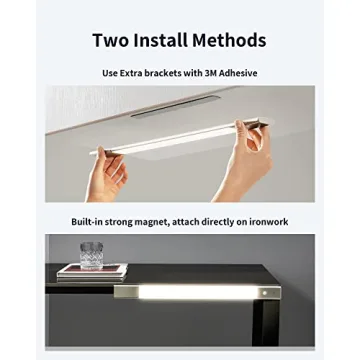 EZVALO Motion Sensor Under Cabinet Light - Rechargeable & Touch-Controlled