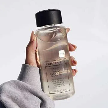 Kristin Ess Hair Fragrance Free Daily Cleansing Shampoo, Lightly Clarifying, Shine Enhancing, Vegan, Paraben, Sulfate, Phthalate and Silicone Free, Gluten Free, 10 fl. oz. - Pack of 1
