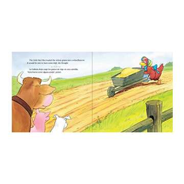 The Little Red Hen Bilingual Storybook for Young Readers