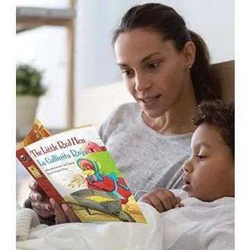 The Little Red Hen Bilingual Storybook for Young Readers