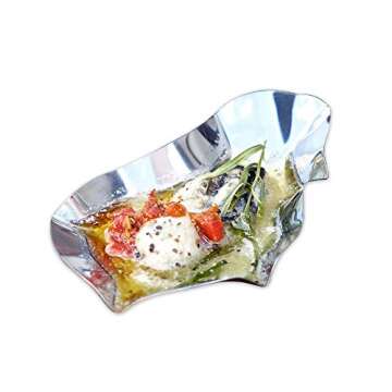 Outset Grillable Shells, Stainless Steel Grillable Oyster Shells, Set of 12