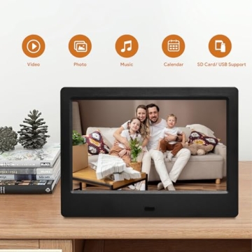 PiPivision 7-inch Digital Photo Frame with Remote Control