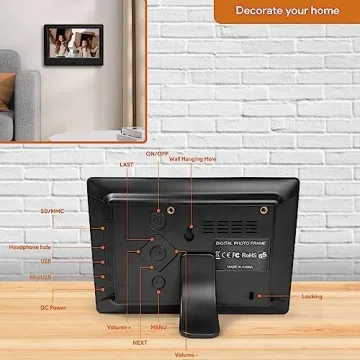 PiPivision 7-inch Digital Photo Frame with Remote Control