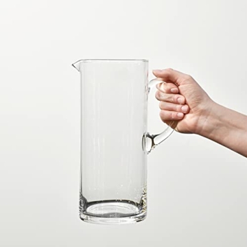 Krosno Elegant 44 oz Glass Pitcher for Juices and Water