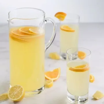 Krosno Elegant 44 oz Glass Pitcher for Juices and Water