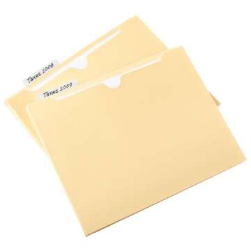 Post-it Tabs, 3 in Solid, White, 20 Tabs/On-The-Go Dispenser (686-20W3IN)