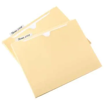 Post-it Tabs for Easy File Organization and Planning