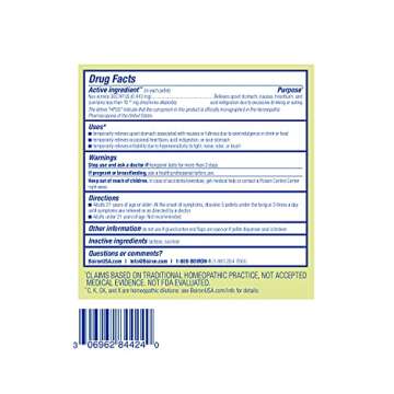 Boiron Nux Vomica 30C Homeopathic Medicine for Hangover Relief, Upset Stomach, Nausea, and Overindulgence of Food or Drink - 3 Count (240 Pellets)