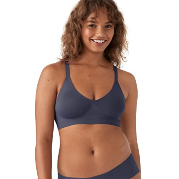 True & Co Women's Soft Form V Neck Adjustable Strap Bra - Nightfall, XL 38-40DD/DDD