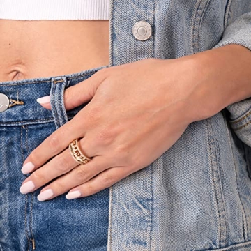 Barzel 18k Gold Plated Elephant Ring - Size 8