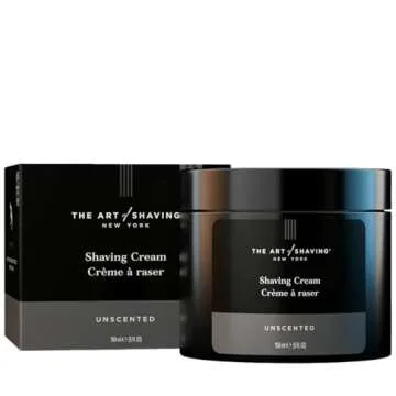 The Art of Shaving Unscented Shaving Cream for Men - Beard Care, Protects Against Irritation and Raz...