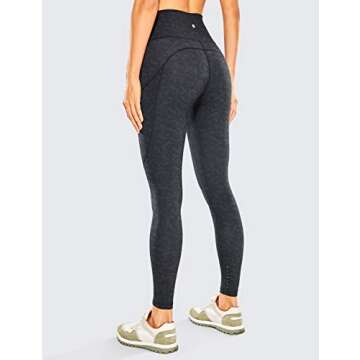 Comfortable CRZ YOGA Women's High Waisted Leggings with Pockets