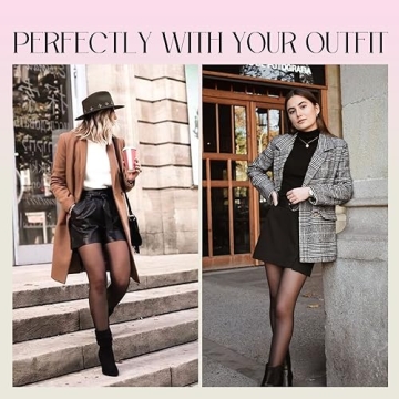 JS LifeStyle Women's Fleece Lined Tights Perfect for Winter