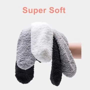 TOCONFFON Cozy Fluffy Socks for Comfort & Warmth