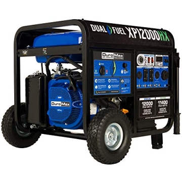 DuroMax XP12000HX Dual Fuel Generator - Power Your Home with Gas or Propane