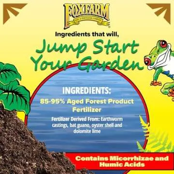 FoxFarm Happy Frog Soil Conditioner, 1.5cu ft - Contains Mycorrhizae and Humic Acids - Increases Root Efficiency and Micronutrient Uptake, Use on All New Plantings