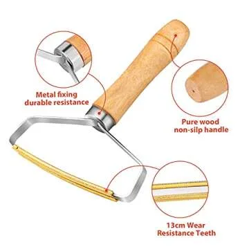 MAITING 2 Pack Portable Lint Remover, Pet Hair Remover, Clothes Fuzz Shaver, Reusable Double Sided Lint Remover for Removing Lint, Pet Hair, Dust in Clothes and Furniture