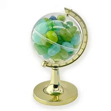 Stunning JC HUMMINGBIRD 24-Piece Fillable Mini Gold Globes for Memorable Celebrations