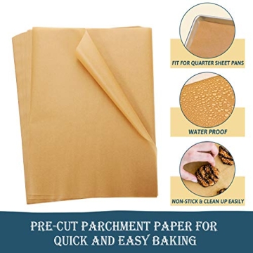 Hiware Non-Stick Parchment Paper - 200 Sheets