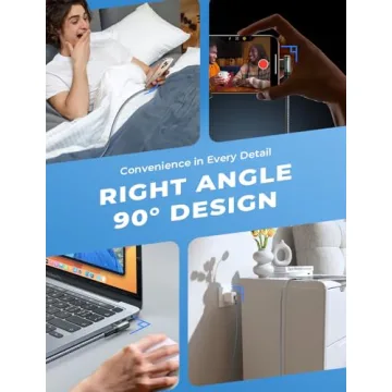 AINOPE 240W USB C Cable Right Angle 10FT Fast Charger